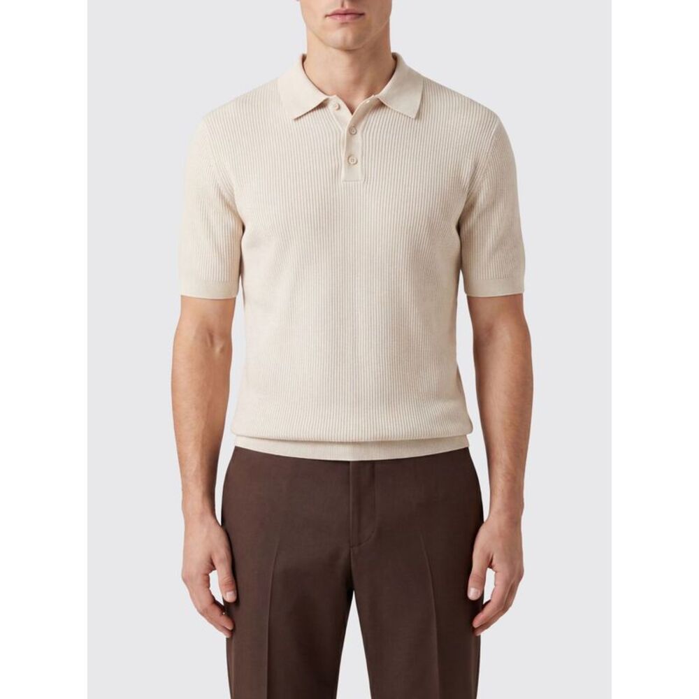 Fedeli Polo Shirt Men Ivory